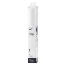 2009323 - Cricut Smart Vinyl Permanent White 120cm; 1 roll 5.5 in x 10 ft (13.9 cm x 3 m); Matte finish; Works without a cutting mat – just load & go!; Dishwasher friendly; Weather-resistant, ideal for outdoor projects; For Cricut Joy™